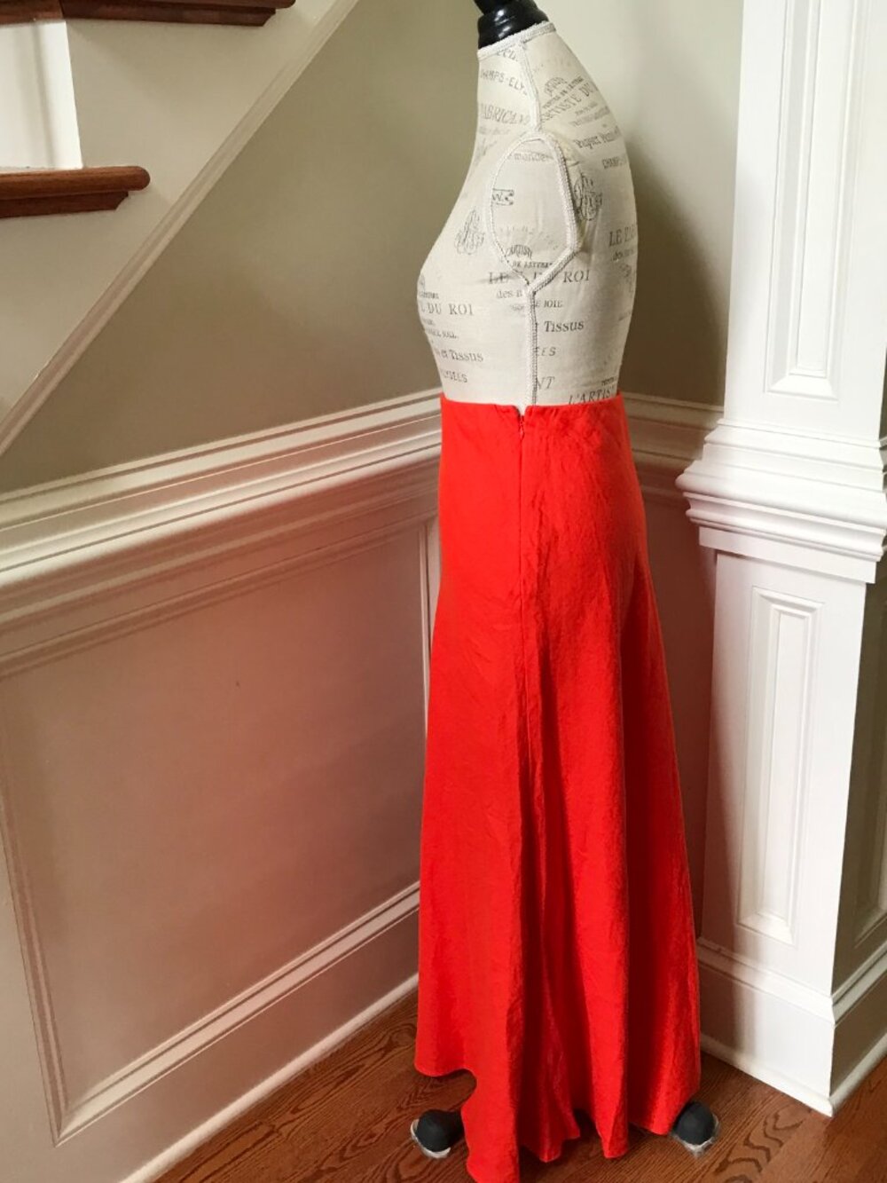 Madewell Bright Red Maxi Skirt - Picture 9 of 13